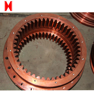 C45 5m Costum Forging Large Ring Gear Spur Gear ring assembly